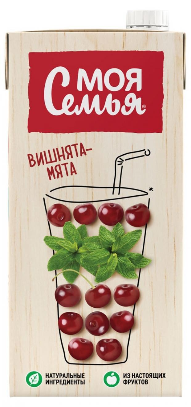 Нектар «Моя Семья» вишня мята, 1,93 л