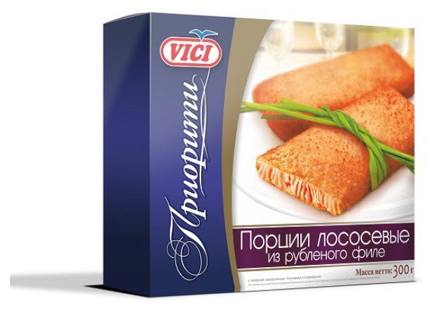 

Филе лососевых рыб VICI Приорити панированные, 300 г