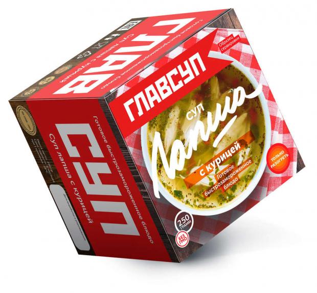 

Лапша «ГЛАВСУП» с курицей, 250 г