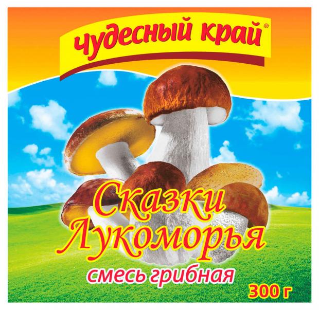 Смесь грибная Чудесный край Кантарелла Сказки Лукоморья 300 г 120₽