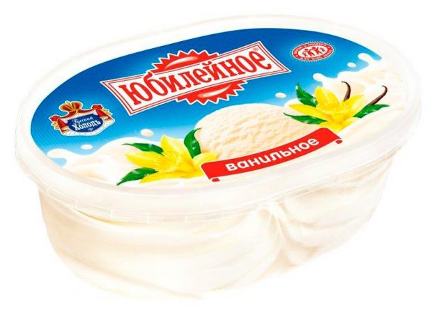 Мороженое Юбилейное ванильное ванна 450 г 219₽
