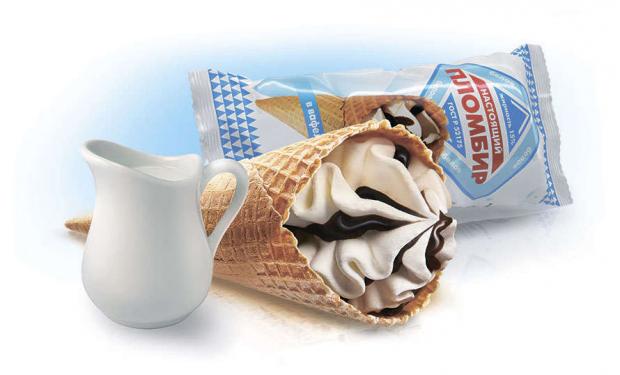 Мороженое Настоящий Пломбир пломбир ванильный в сахарном рожке 100 г 54₽