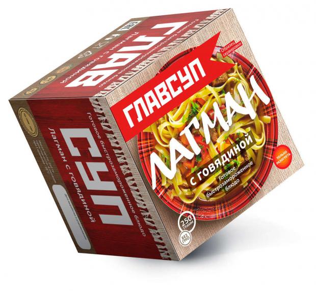 Лагман ГЛАВСУП с говядиной 250 г 117₽