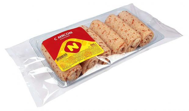 Блинчики Останкино с мясом 420 г 90₽