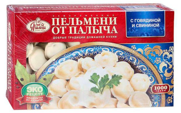 

Пельмени «У Палыча» с говядиной и свининой, 1 кг