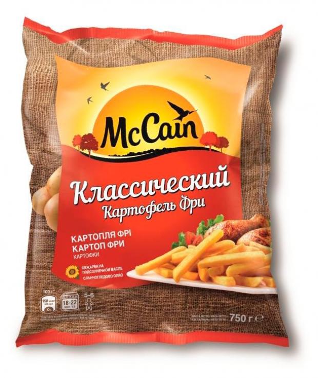 Картофель фри MCCAIN Золотистый Классический, 750 г