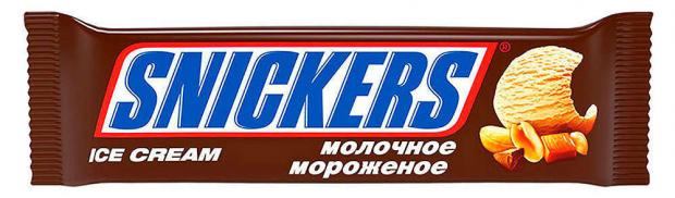 Мороженое Snickers батончик 56 г 52₽