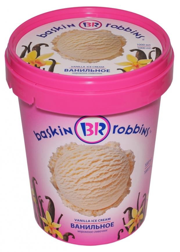 

Мороженое Baskin Robbins Ванильное, 1 л