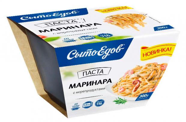 

Паста «Сытоедов» с морепродуктами Маринара, 300 г