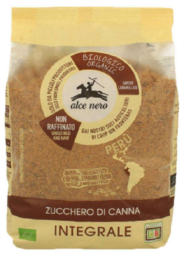 Сахар тростниковый Alce Nero коричневый БИО 500 г 425₽
