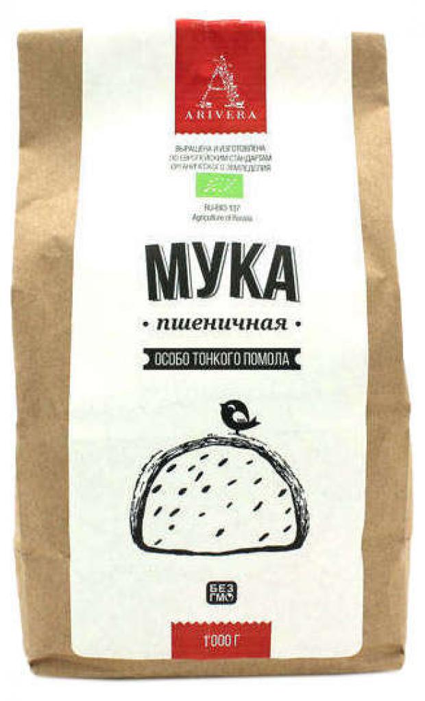 Мука пшеничная Аривера особо тонкого помола БИО 1 кг 190₽