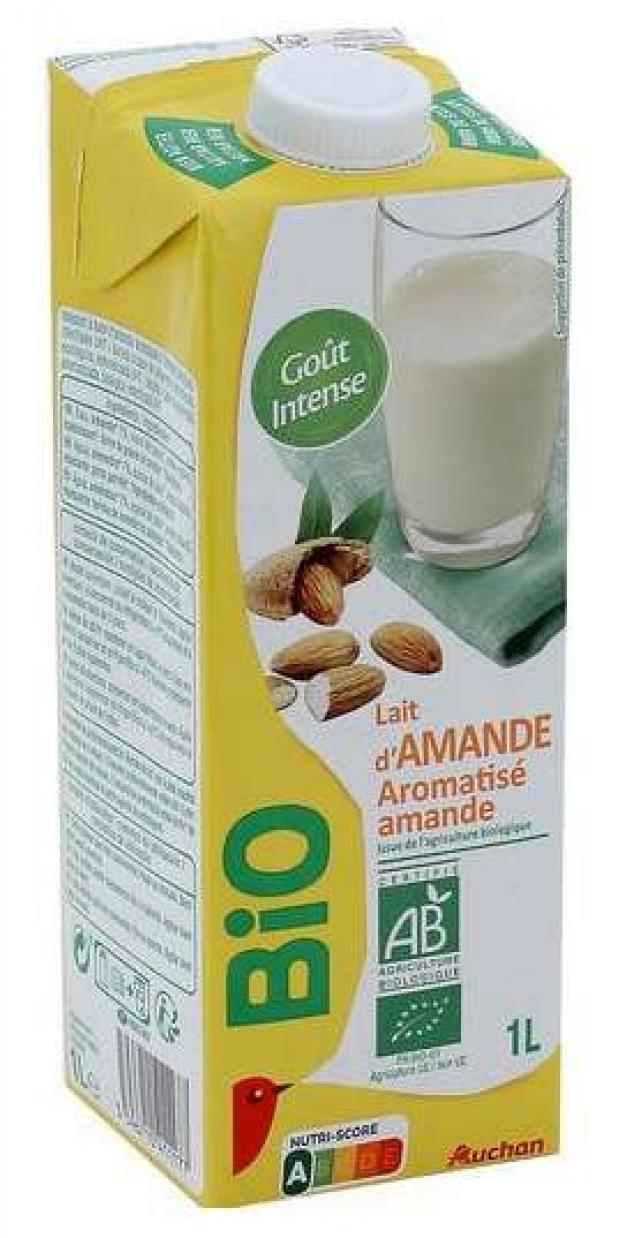 Напиток АШАН Lait d'AMANDE со вкусом миндаля БИО, 1 л