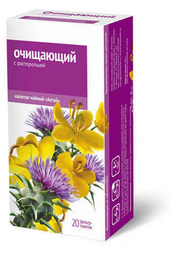

Напиток чайный «Алтайский кедр» очищающий с расторопшей, 20х2 г
