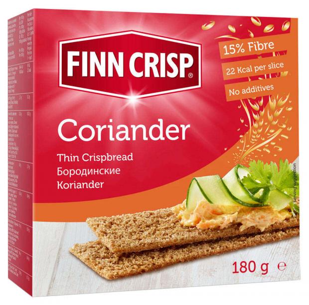 

Хлебцы бородинские FINN CRISP Coriander с кориандром, 180 г
