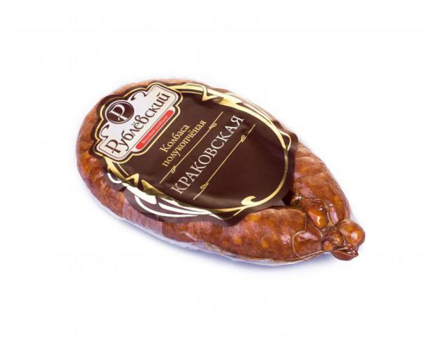 Колбаса полукопченая Рублевский Краковская 350 г 288₽