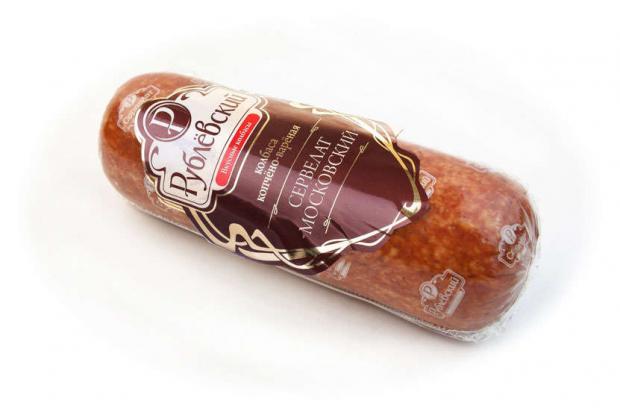 Сервелат варено-копченый Рублевский Московский 350 г 297₽