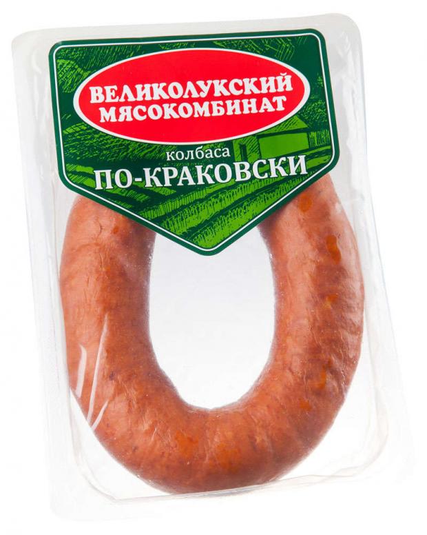 

Колбаса полукопченая «Великолукский мясокомбинат» по-Краковски, 300 г