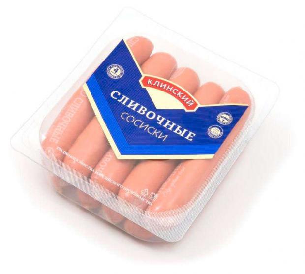 Сосиски Сливочные Клинский 470 г 176₽