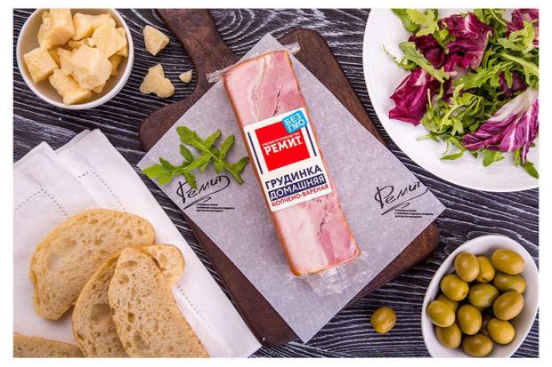 Грудинка варено-копченая Ремит Домашняя 390 г 343₽