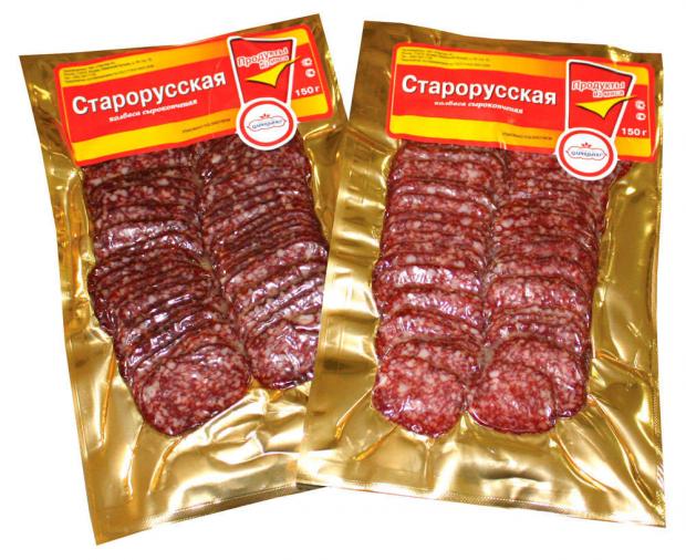 Колбаса Старорусская сырокопченая Царицыно нарезка 150 г 119₽