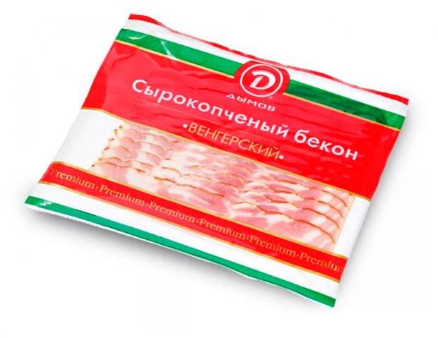 Бекон сырокопченый Дымов Венгерский нарезка 200 г 211₽