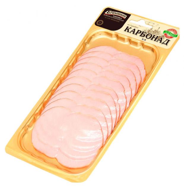 Карбонад варено-копченый Егорьевская КГФ нарезка 115 г 132₽