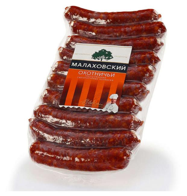 Колбаски сырокопченые Малаховский мясокомбинат Охотничьи 200 г 150₽