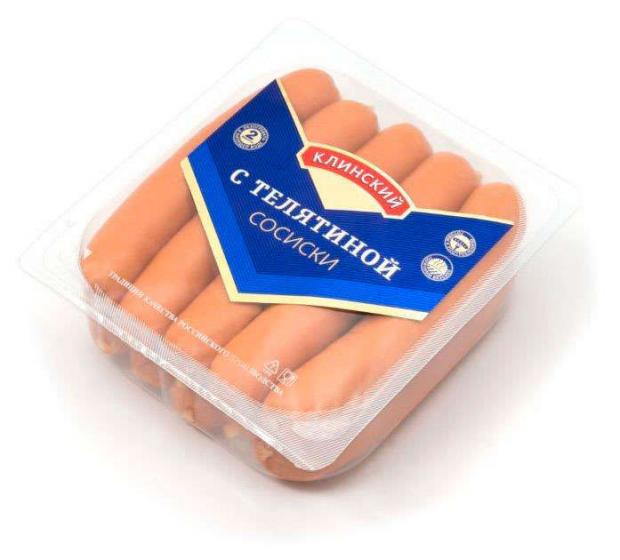 Сосиски Клинский с телятиной 470 г 286₽