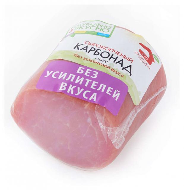 Карбонад сырокопченый Мясной Дом Бородина Люкс кусок 350 г 372₽