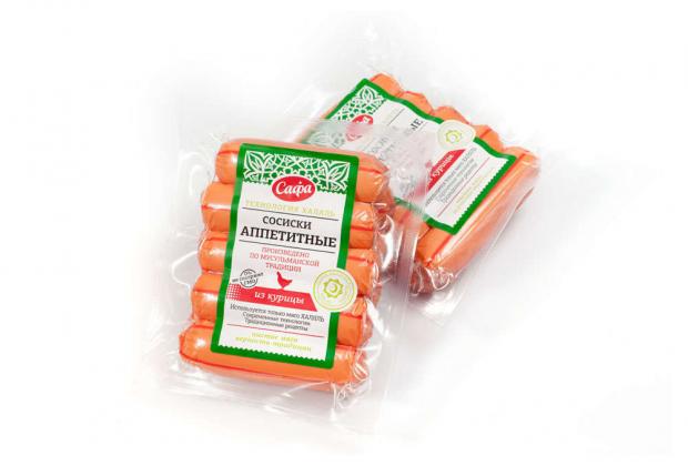 Сосиски Сафа Аппетитные Халяль 420 г 127₽