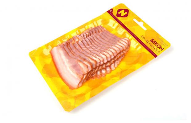 Бекон варено-копченый Останкино По-испански нарезка 150 г 110₽