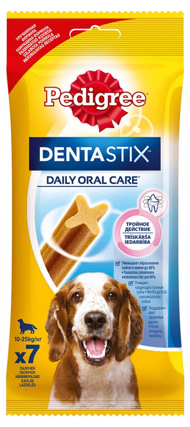 

Лакомство для собак средних пород Pedigree Dentasti, 180 г