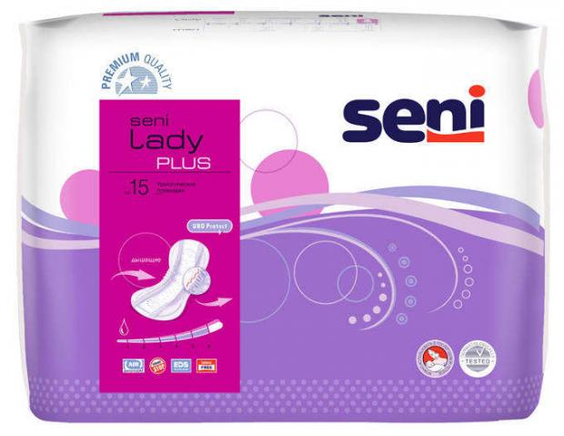 Прокладки урологические Seni Lady Plus 15 шт 266₽