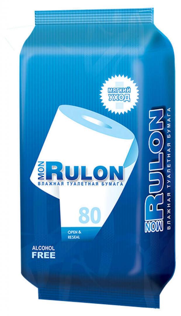 Влажная туалетная бумага Mon Rulon 80 шт 103₽