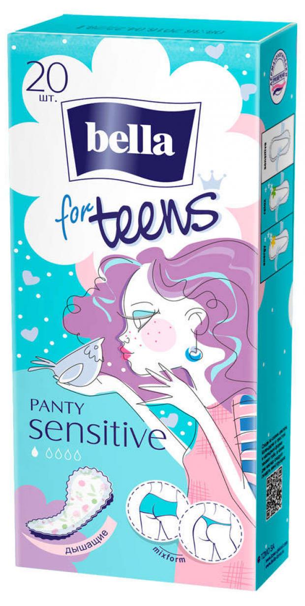 Прокладки ежедневные Bella Panty Sensitive For Teens экстратонкие 20 шт 45₽