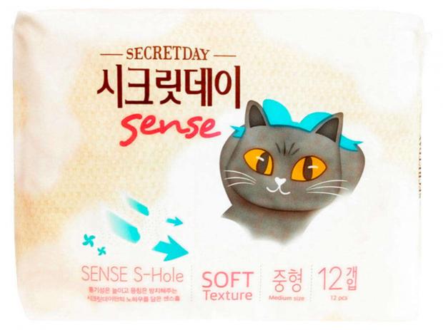 

Прокладки гигиенические Sense Medium Secret Day, 12 шт