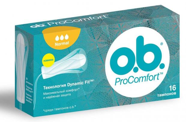 Тампоны гигиенические O.b. Pro Comfort Normal, 16 шт