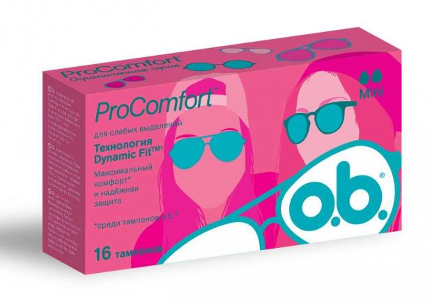 

Тампоны гигиенические O.b. Pro Comfort Mini, 16 шт