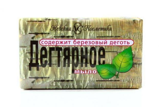 Мыло твердое Невская Косметика Дегтярное 140 г 34₽