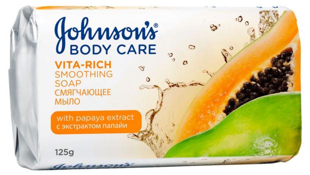 

Мыло туалетное Johnson’s Vita Rich Смягчающее Папайя, 125 г