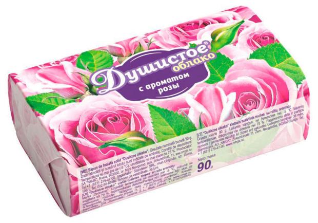 Мыло туалетное «Душистое облако» с ароматом розы, 90 г