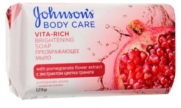 

Мыло туалетное Johnson's Vita-Rich Гранат, 125 г
