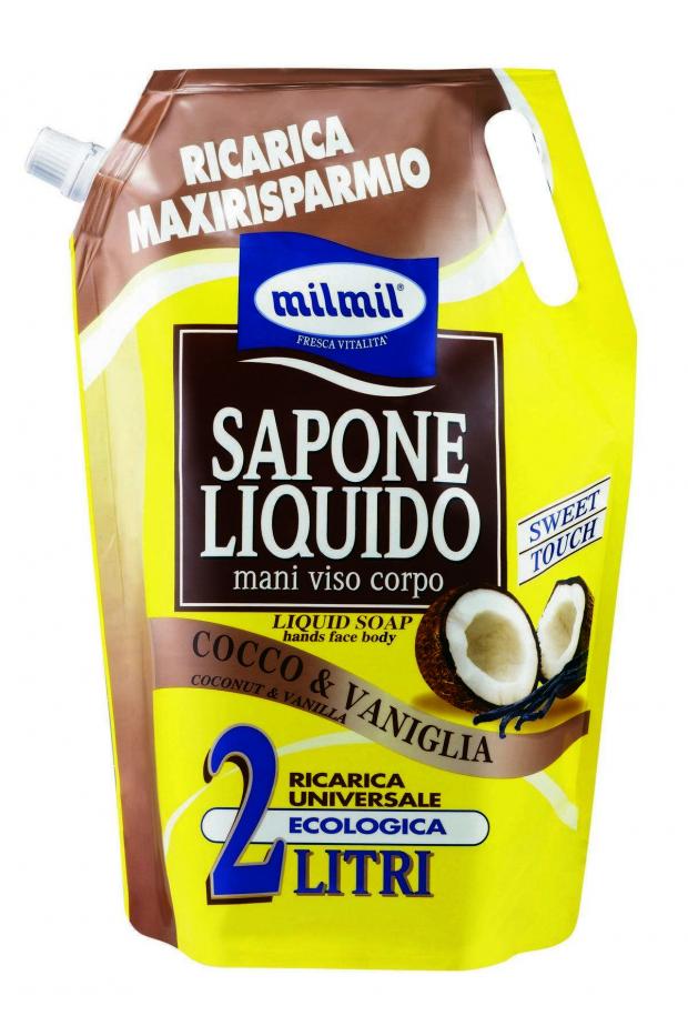 

Мыло жидкое Mil Mil Coconut & Vanilla Bag refill, 2 л