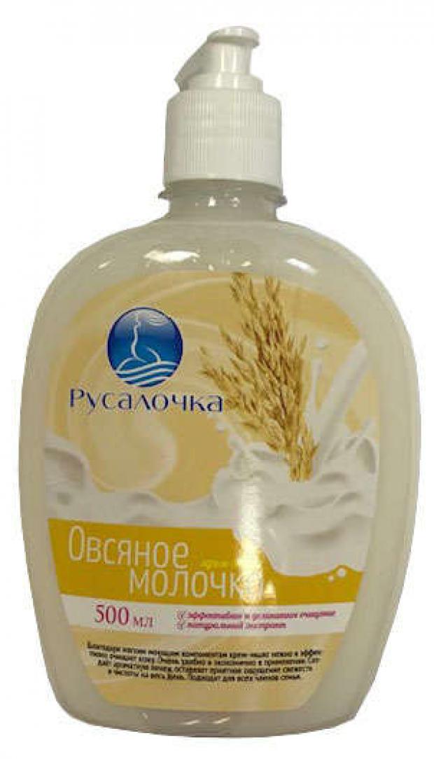 Мыло жидкое Русалочка Овсяное молочко с дозатором 500 мл 62₽