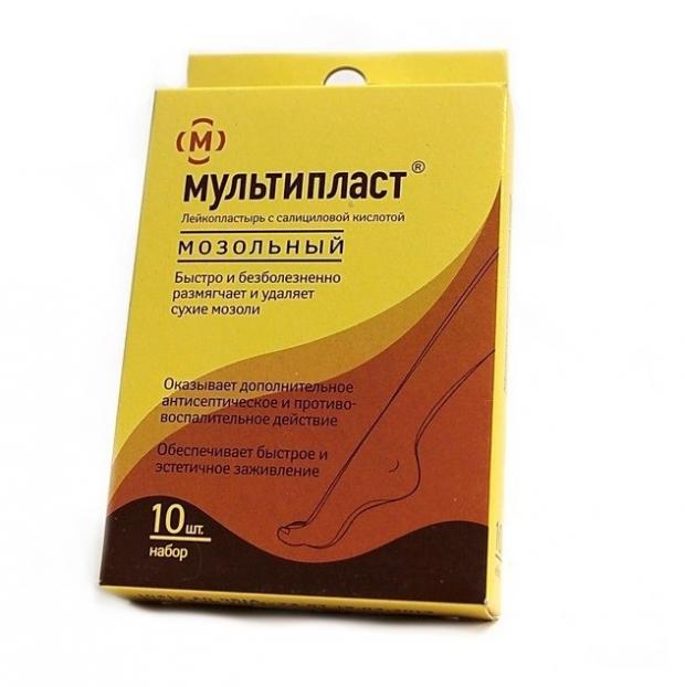 

Лейкопластырь мозольный «Мультипласт», 10 шт