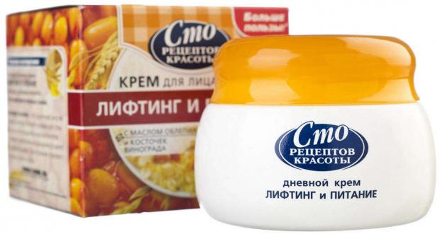 

Крем для лица дневной «Сто Рецептов Красоты» лифтинг и питание, 50 мл
