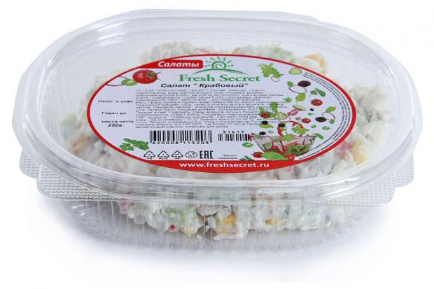 Салат Freshsecret Крабовый 250 г 86₽