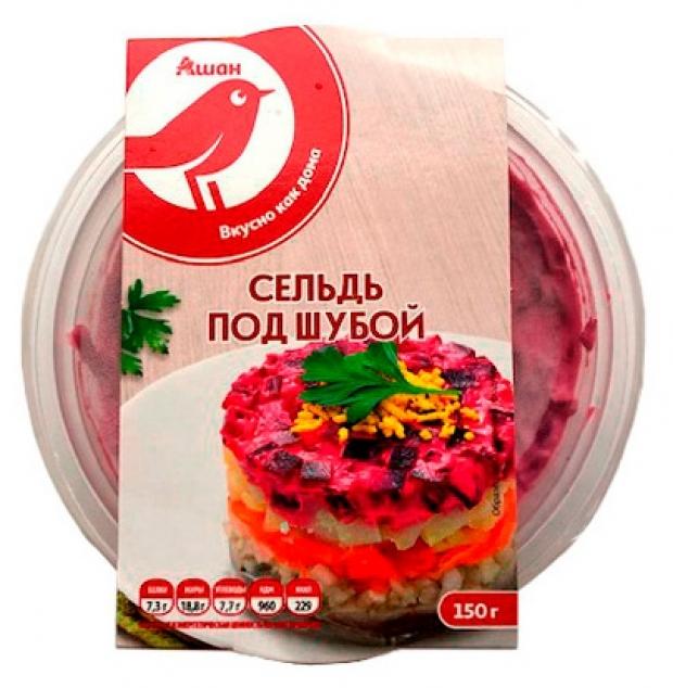 

Салат АШАН Сельдь под шубой, 150 г