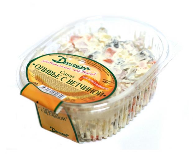 Салат «Данессия» Оливье с ветчиной, 450 г