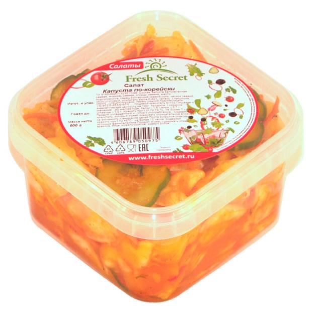 

Салат Капуста по-корейски Freshsecret с морковью, 600 г